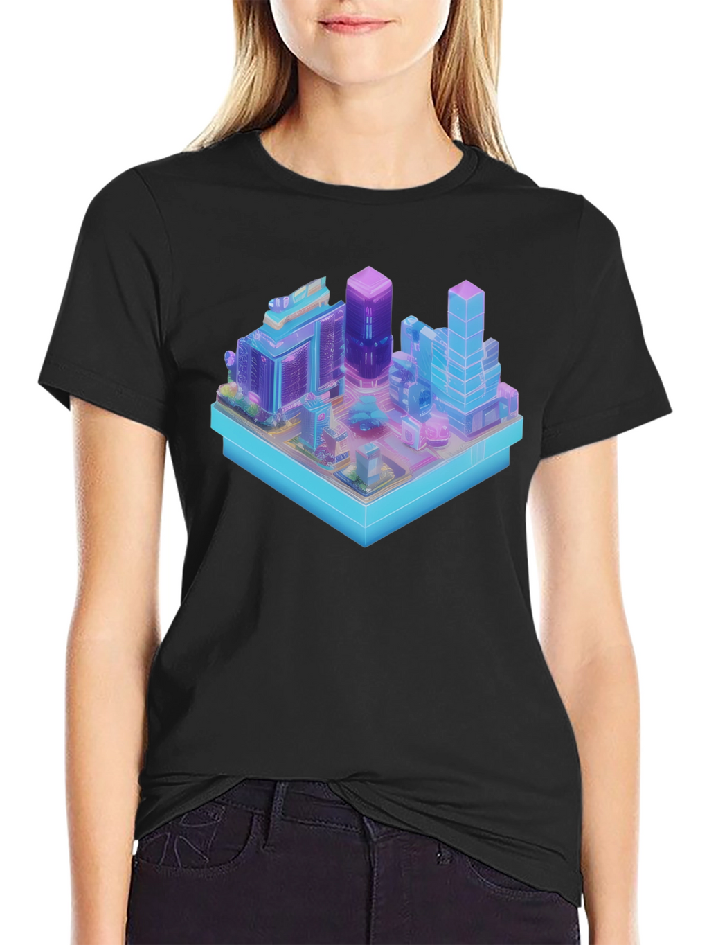 Isometric Cityscape T-Shirt