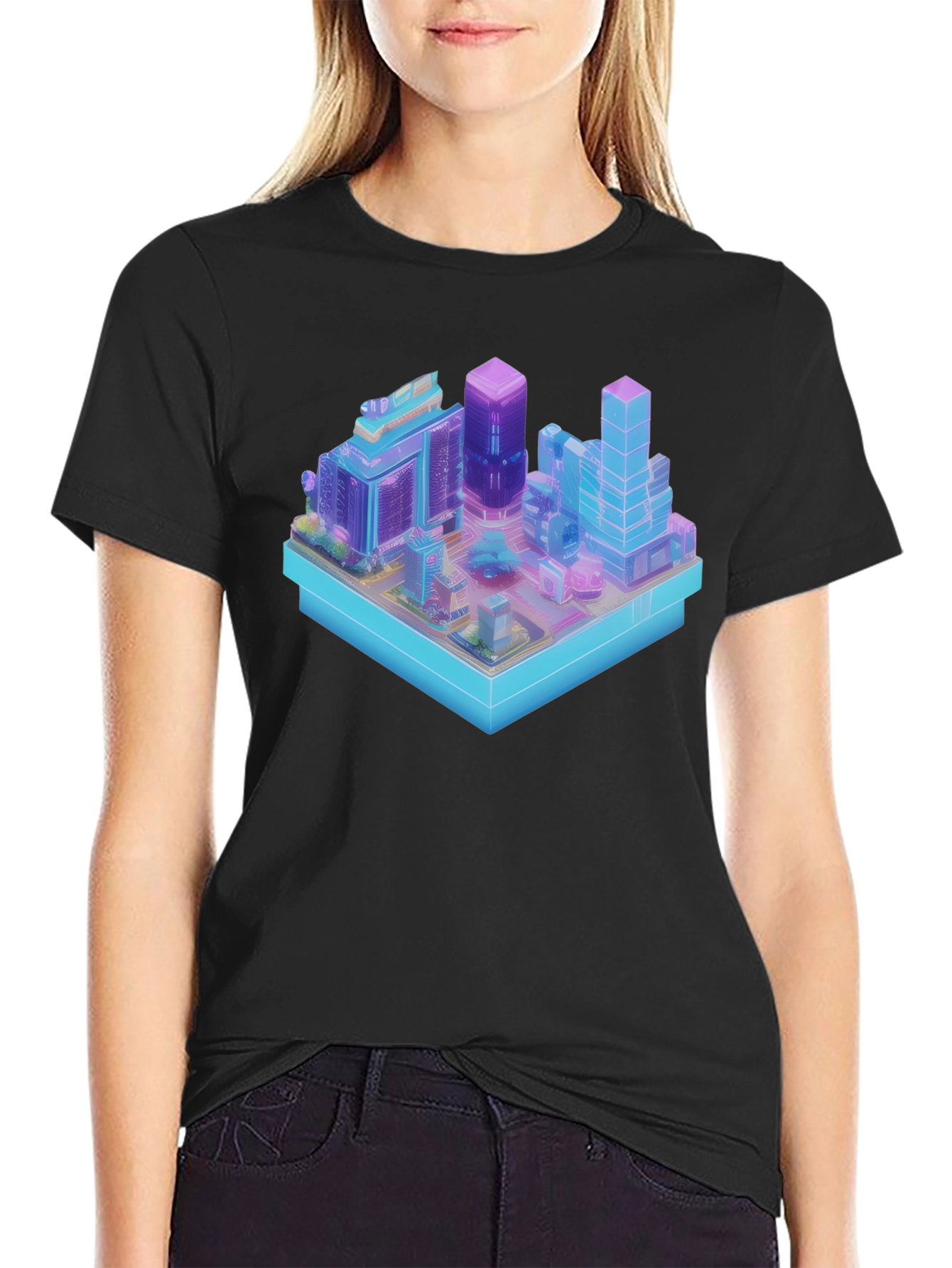 Isometric Cityscape T-Shirt