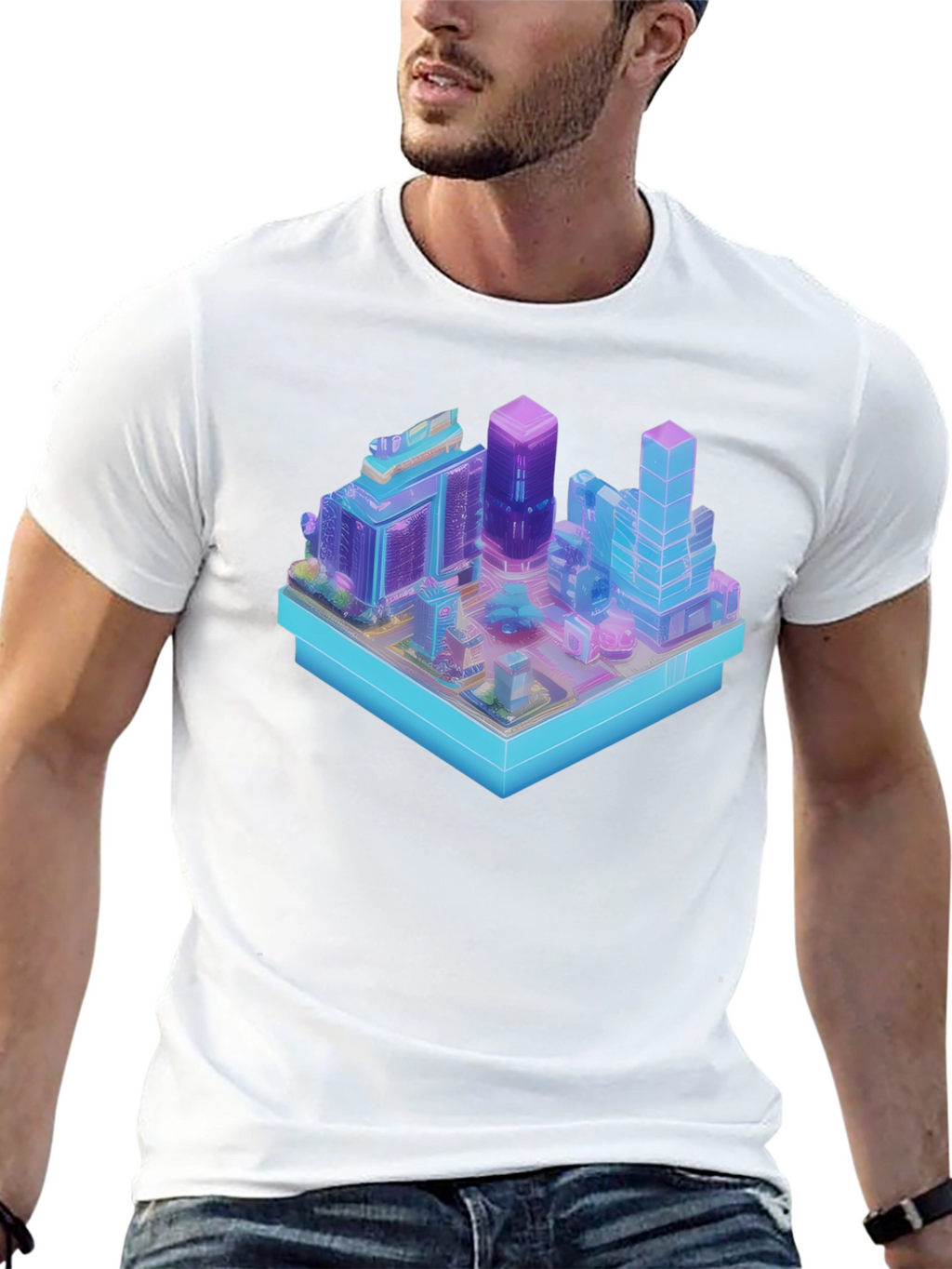 Isometric Cityscape T-Shirt