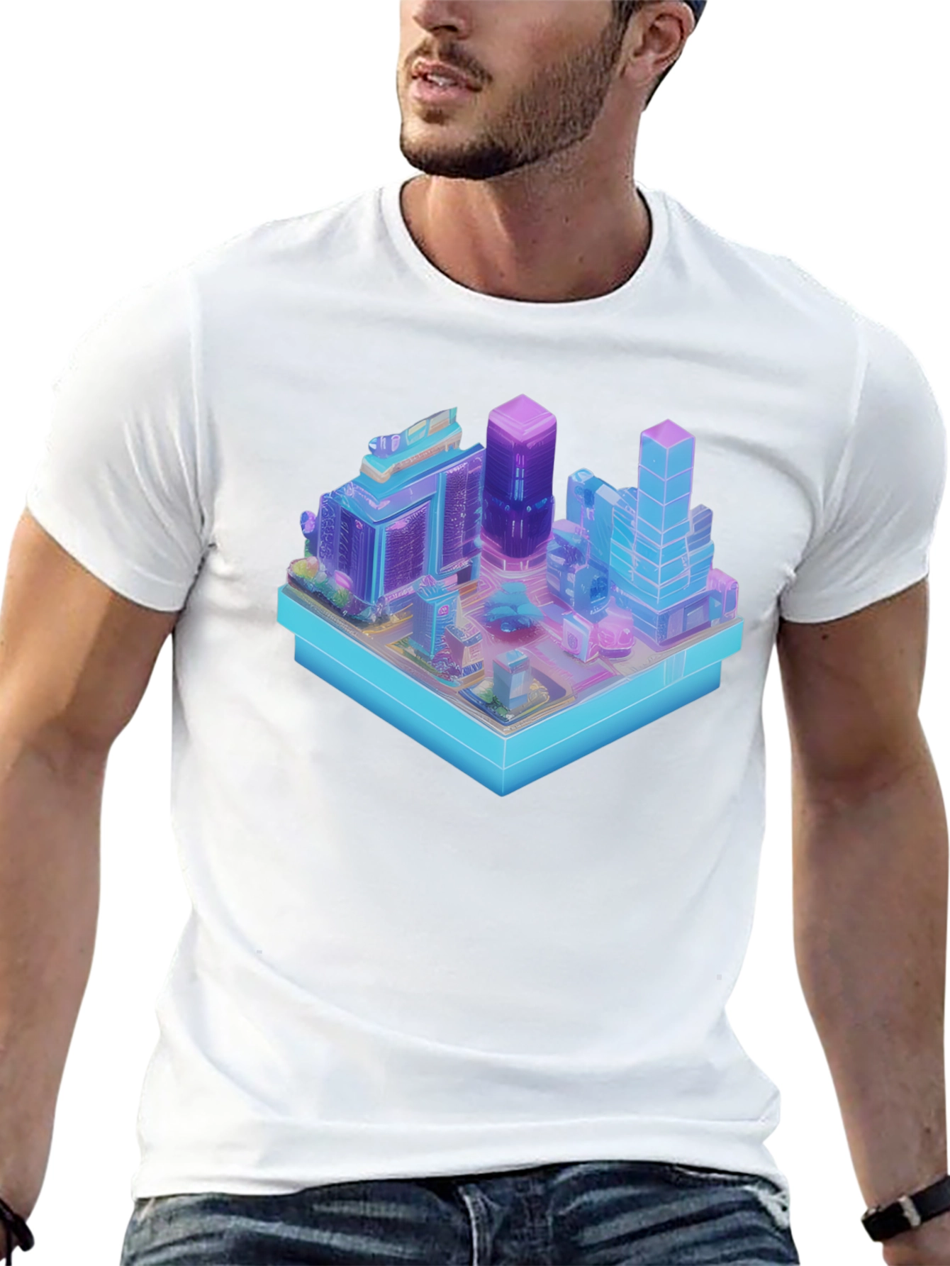 Isometric Cityscape T-Shirt