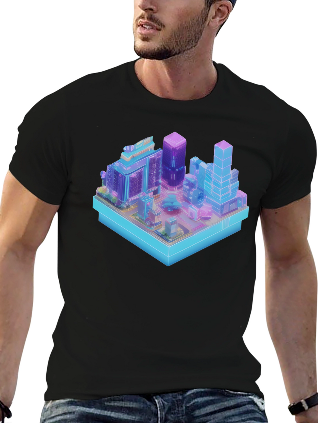 Isometric Cityscape T-Shirt