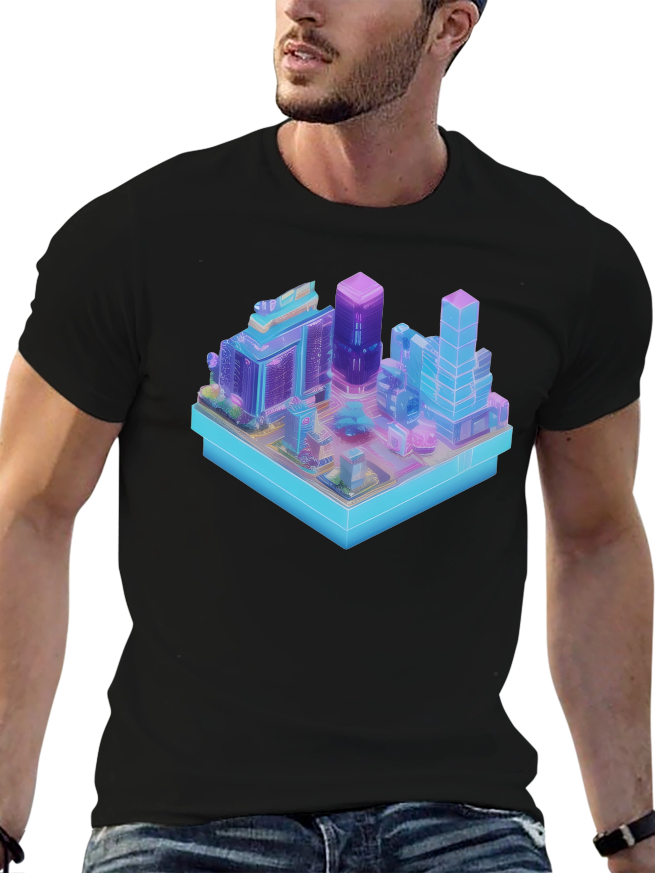 Isometric Cityscape T-Shirt