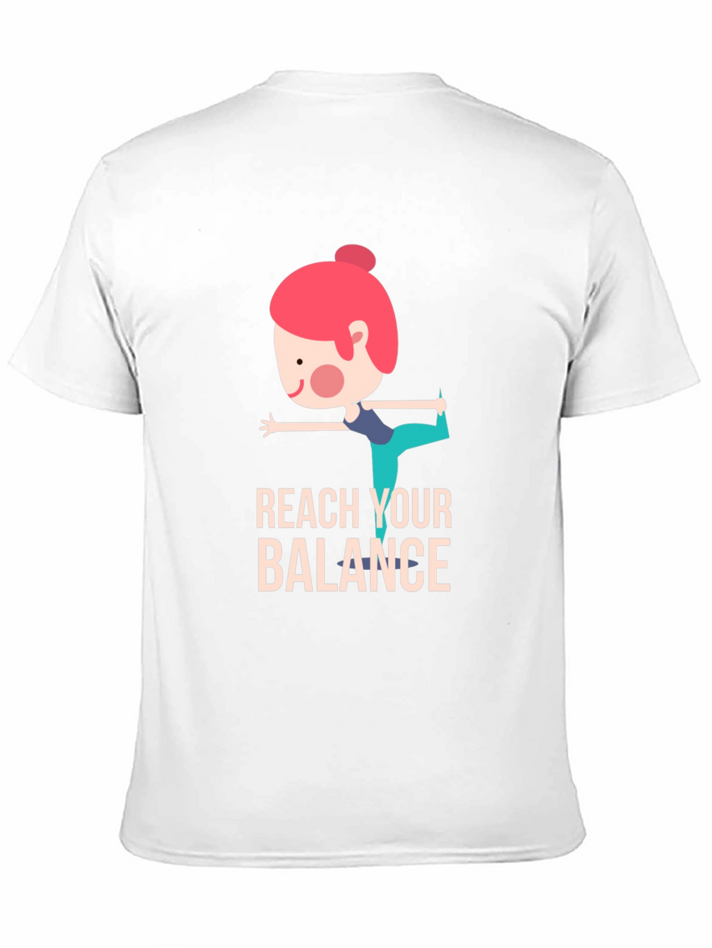 Reach Your Balance Graphic Tee - Black