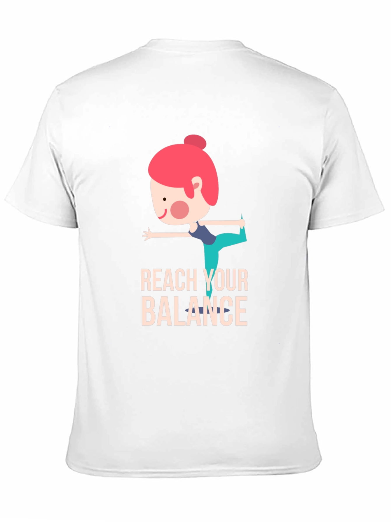 Reach Your Balance Graphic Tee - Black