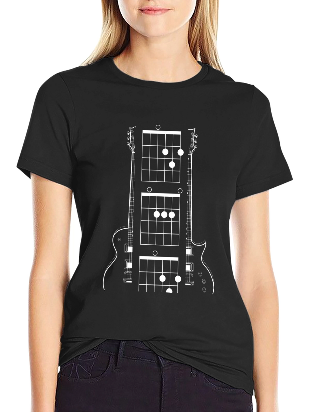 Guitar Chord T-Shirt - Musical Style Tee