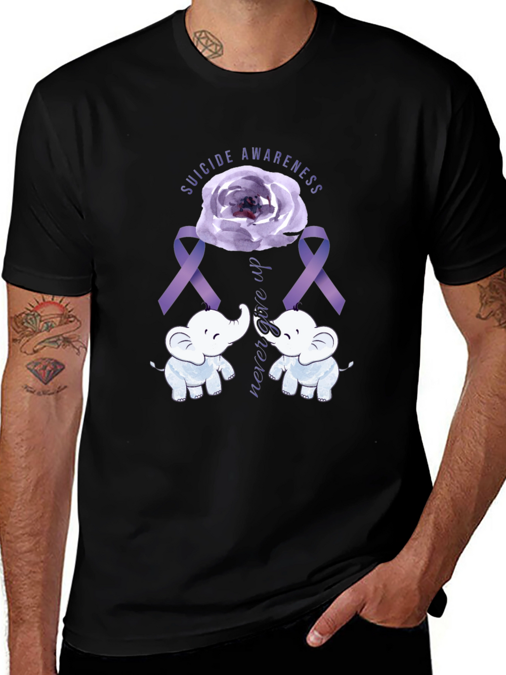 Suicide Awareness Elephant T-Shirt