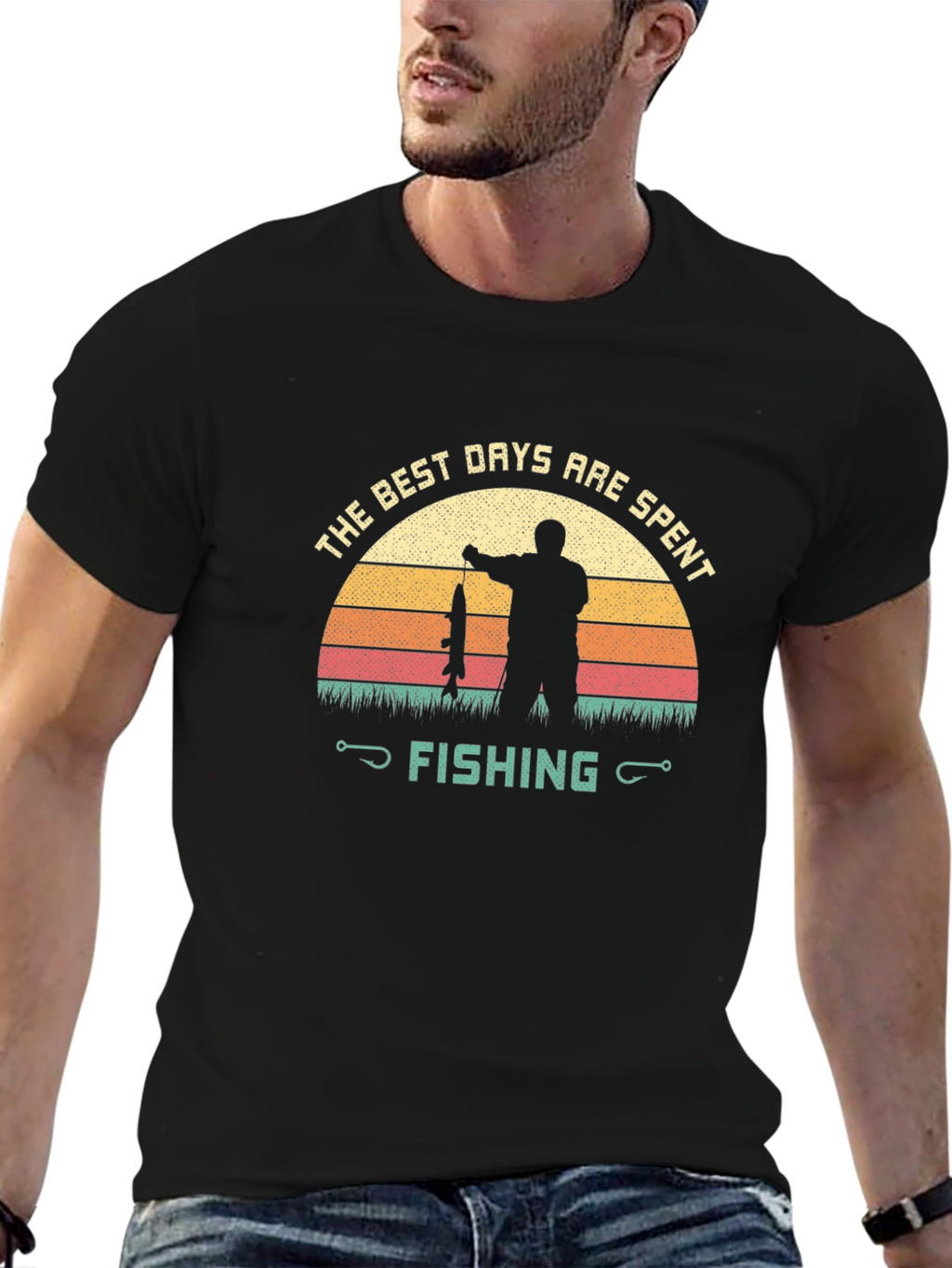 Fishing T-Shirt: The Best Days Are Spent Fishing