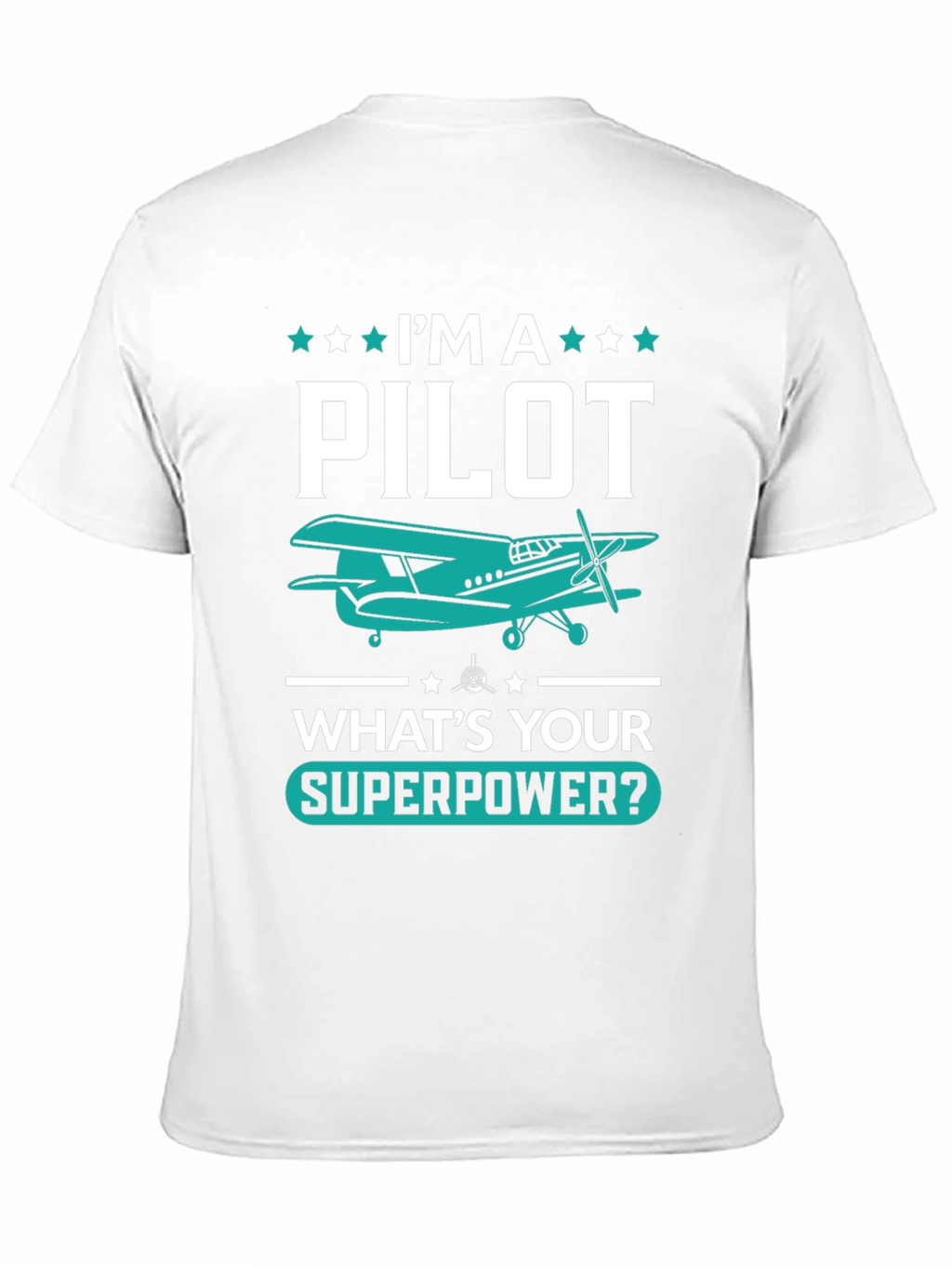 Pilot Superpower T-Shirt - Aviation Gift