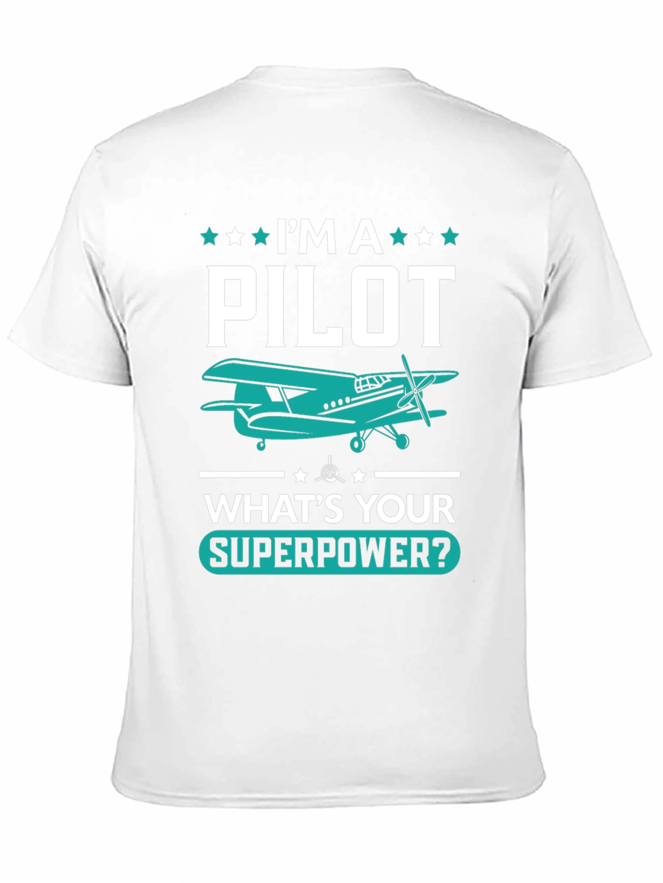 Pilot Superpower T-Shirt - Aviation Gift