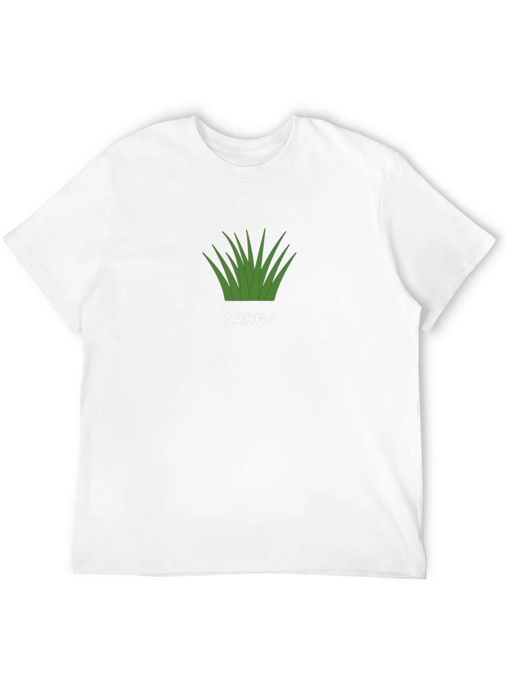 Garen Grass Graphic Tee - Black Cotton Blend