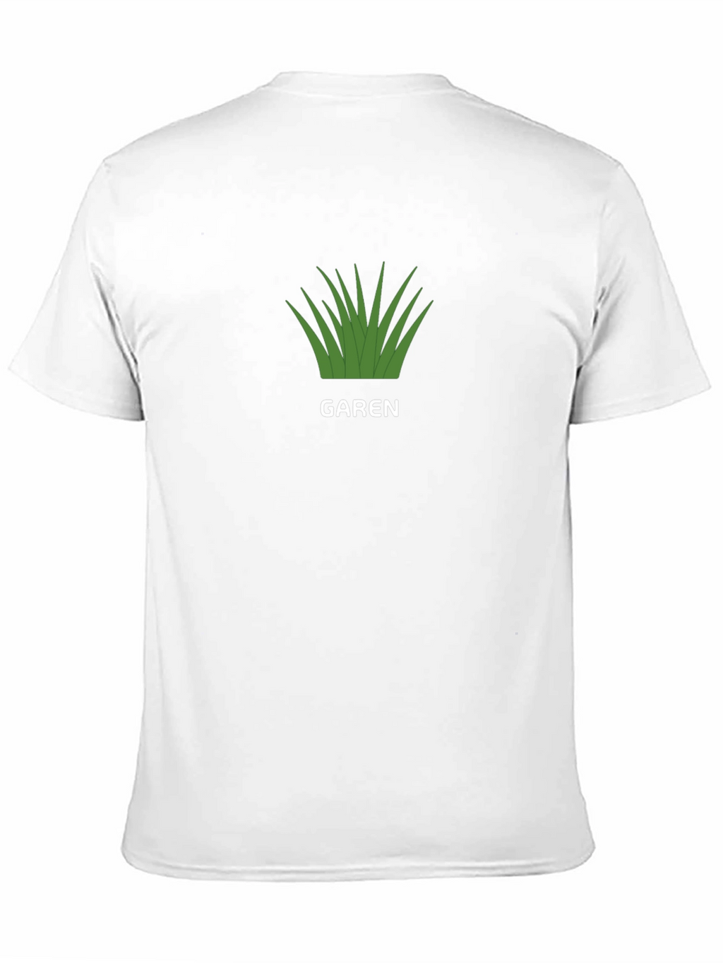 Garen Grass Graphic Tee - Black Cotton Blend