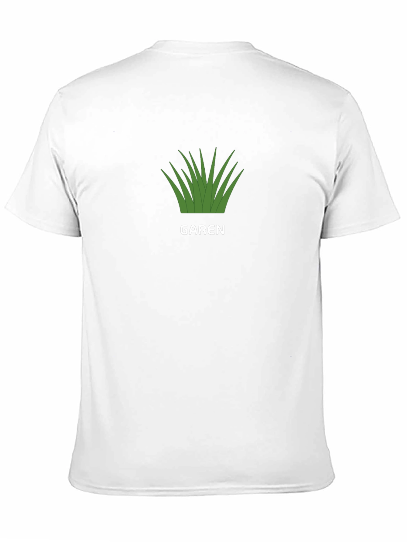 Garen Grass Graphic Tee - Black Cotton Blend