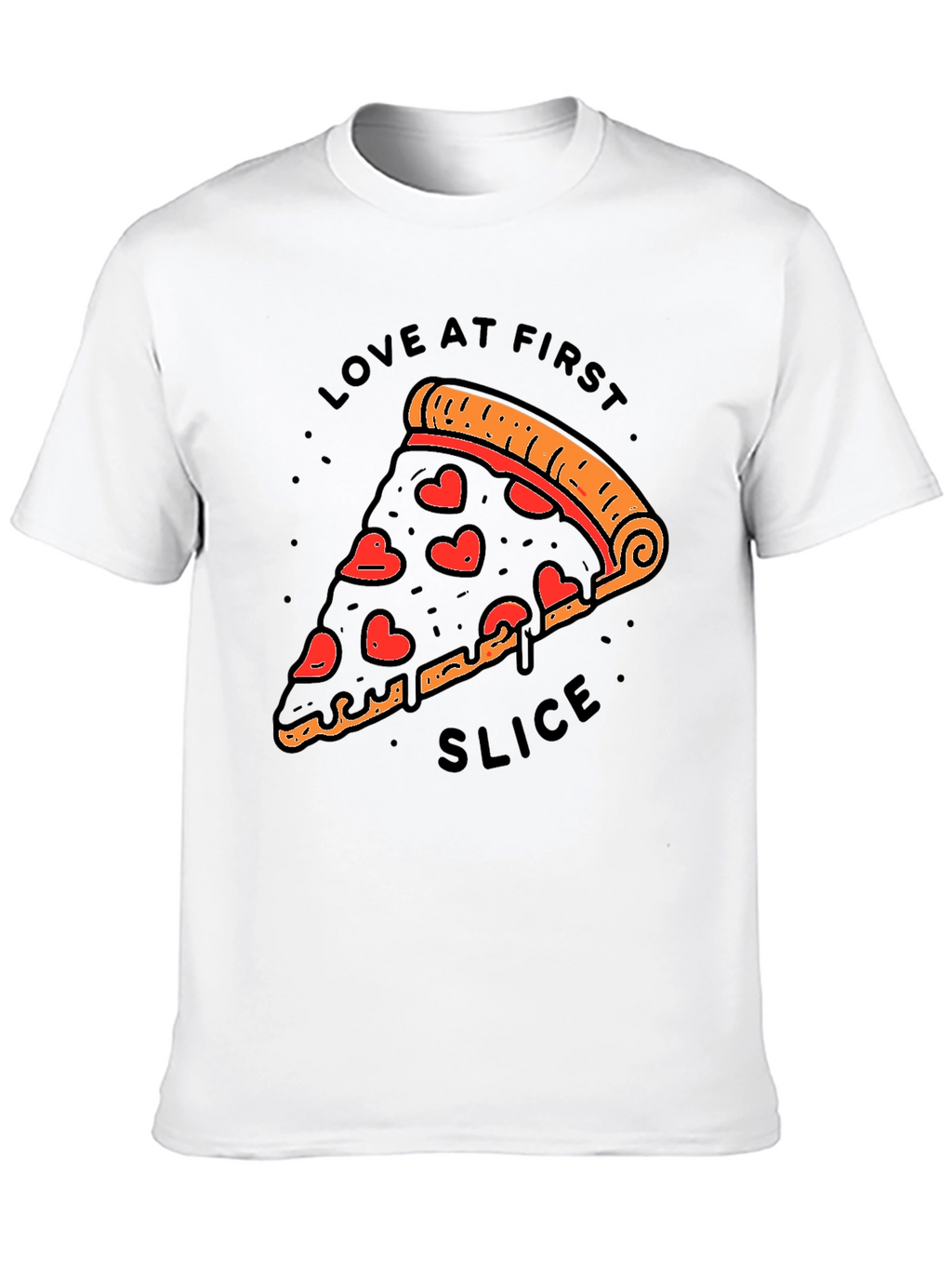 Love at First Slice Pizza T-Shirt