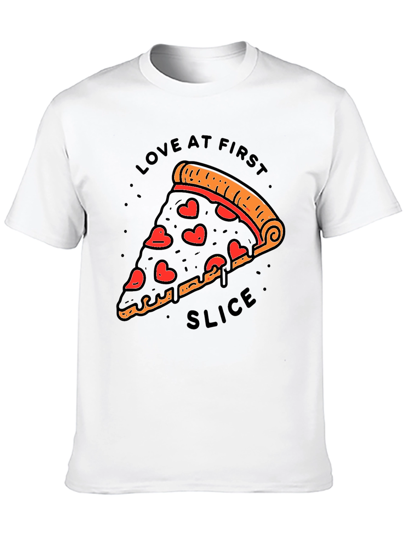 Love at First Slice Pizza T-Shirt