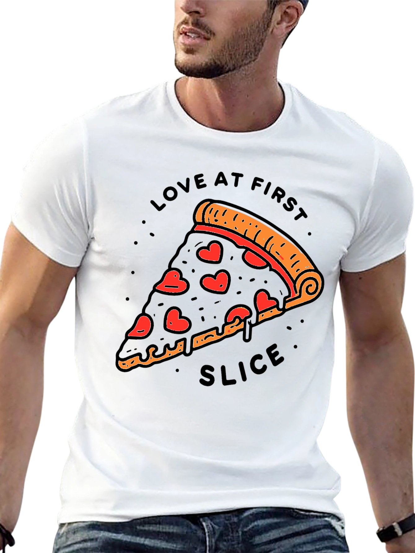 Love at First Slice Pizza T-Shirt