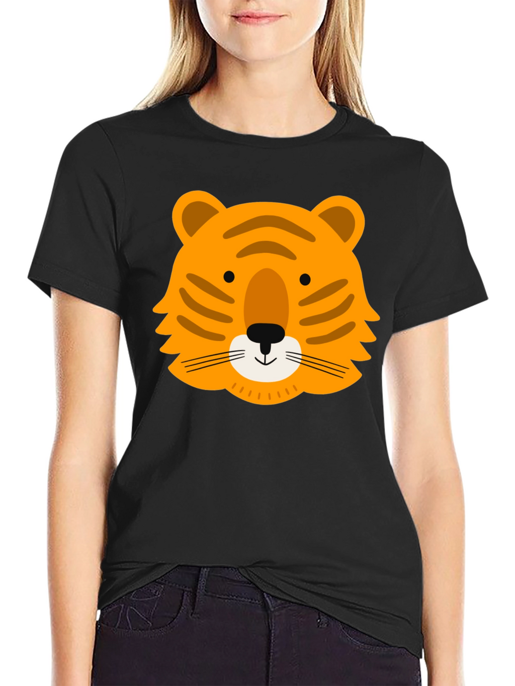 Tiger Graphic Tee - Stylish Animal Print T-Shirt