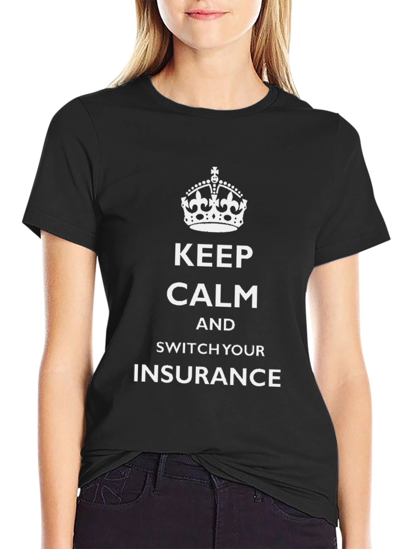 Keep Calm Switch Insurance T-Shirt