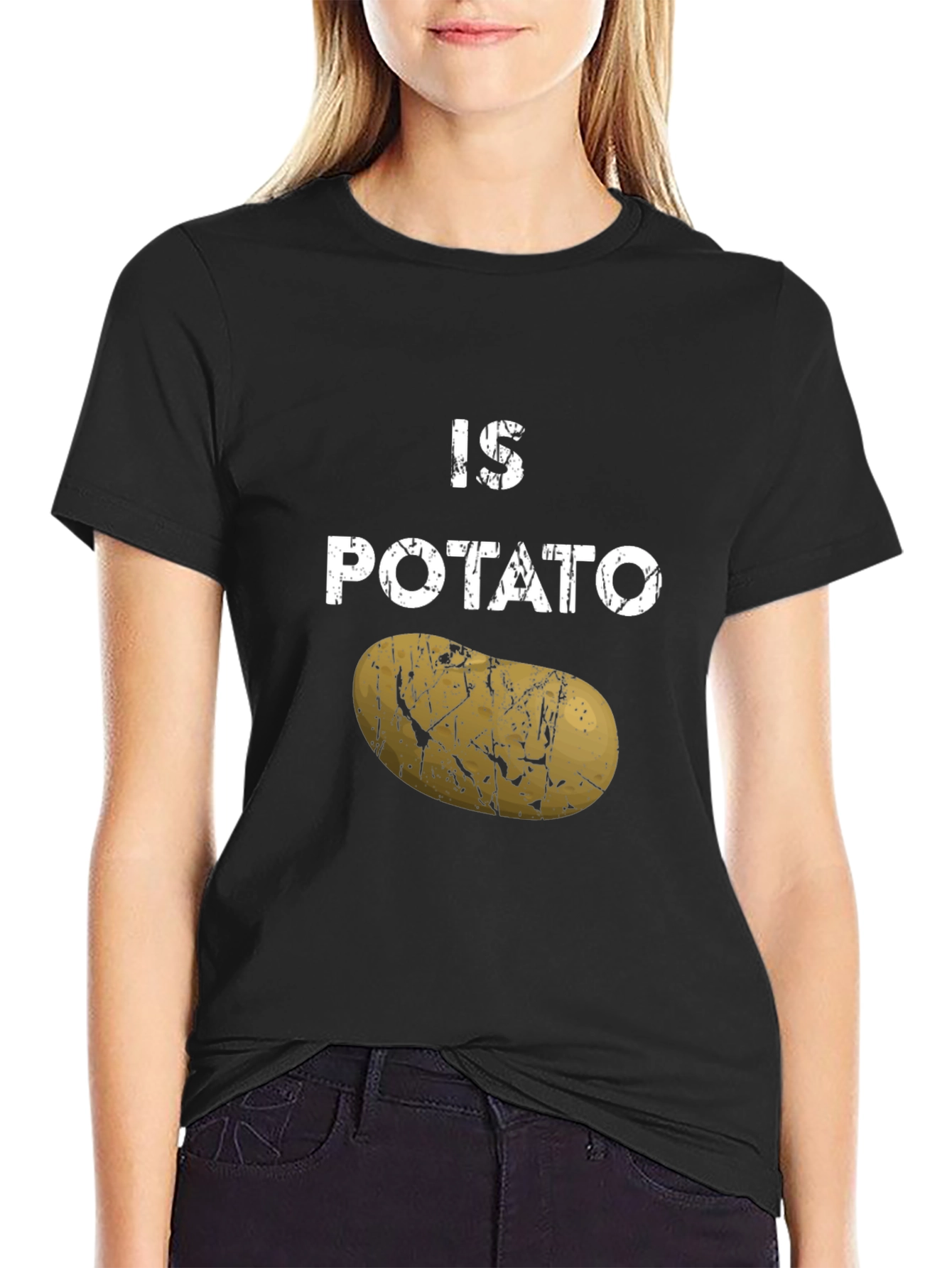 Funny Is Potato Graphic Tee - Unique Novelty Shirt