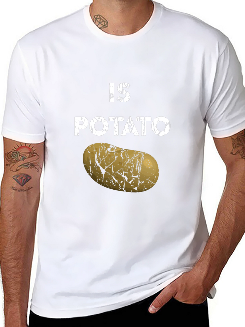 Funny Is Potato Graphic Tee - Unique Novelty Shirt