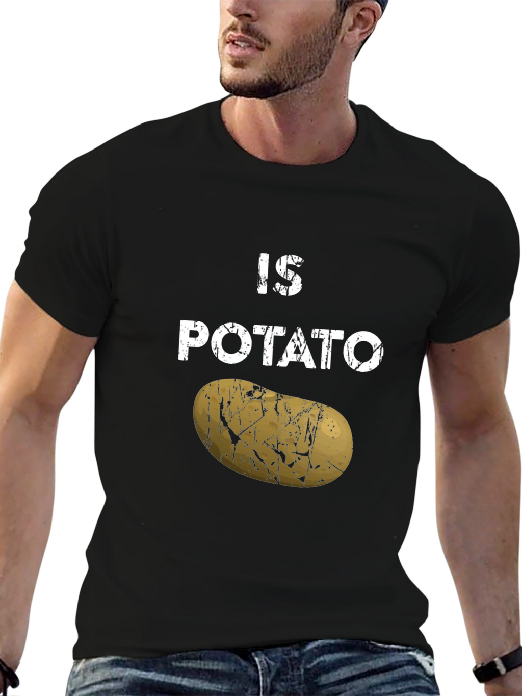 Funny Is Potato Graphic Tee - Unique Novelty Shirt