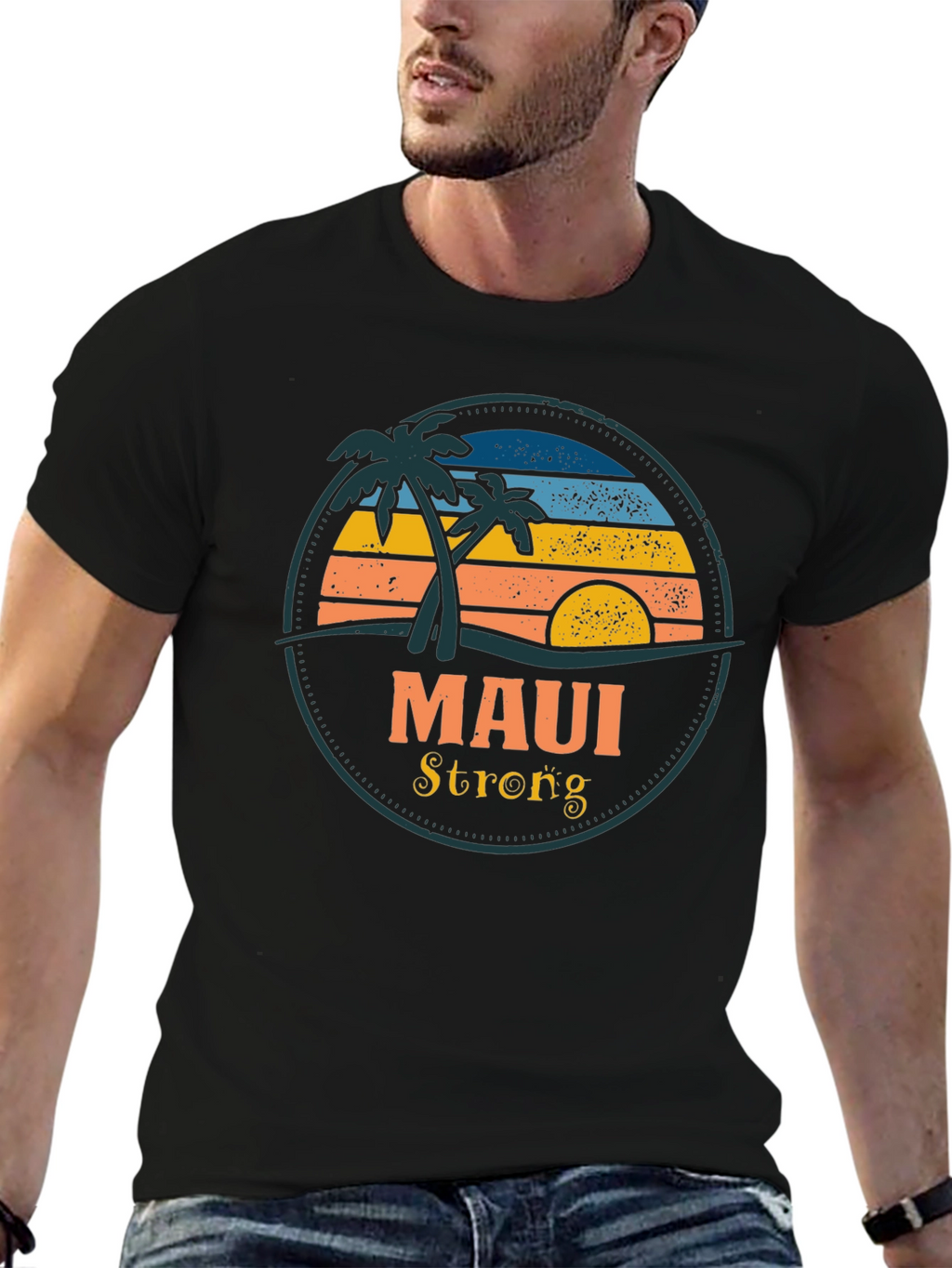 Maui Strong Graphic Tee - Island Vibes
