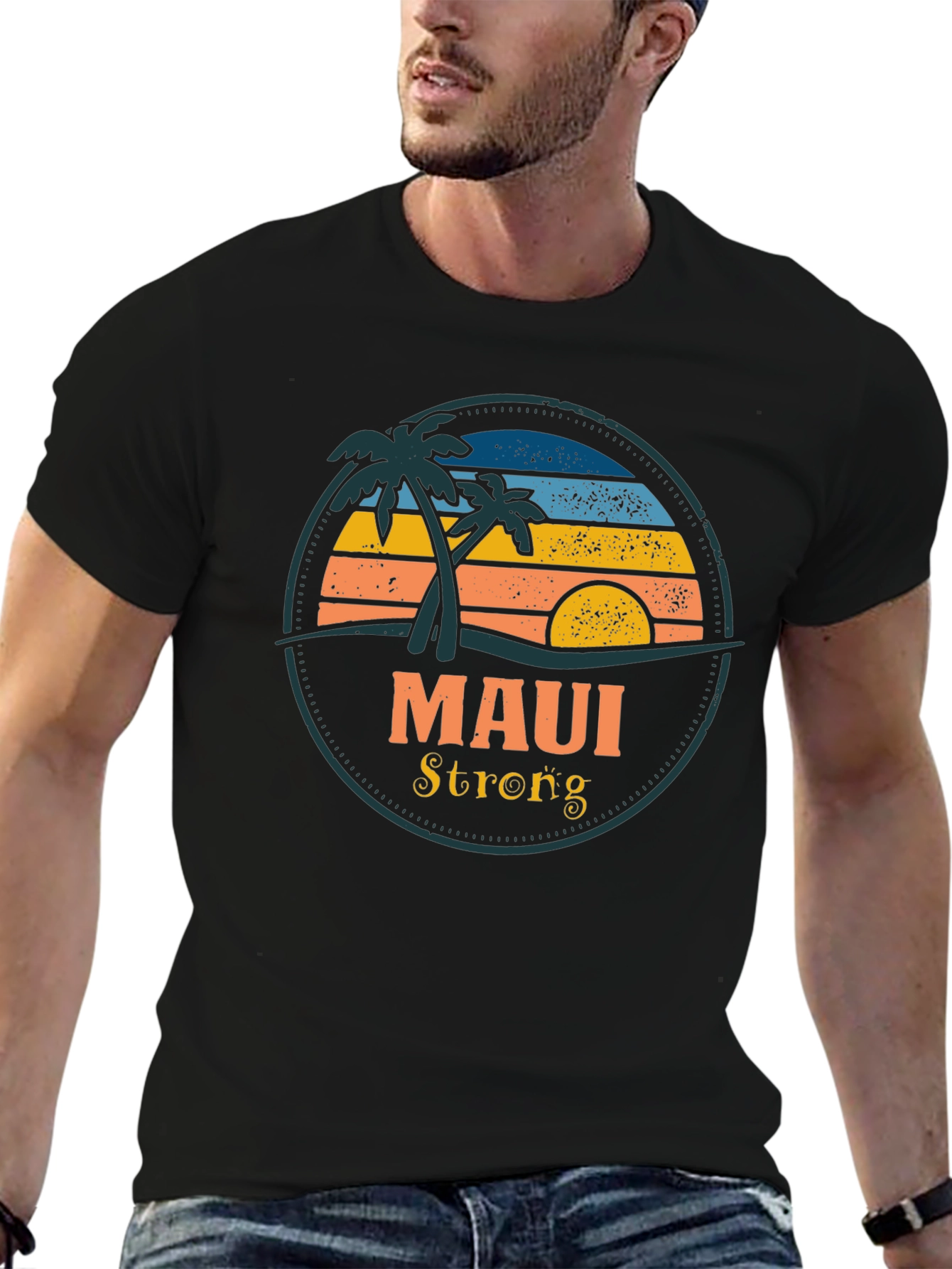 Maui Strong Graphic Tee - Island Vibes