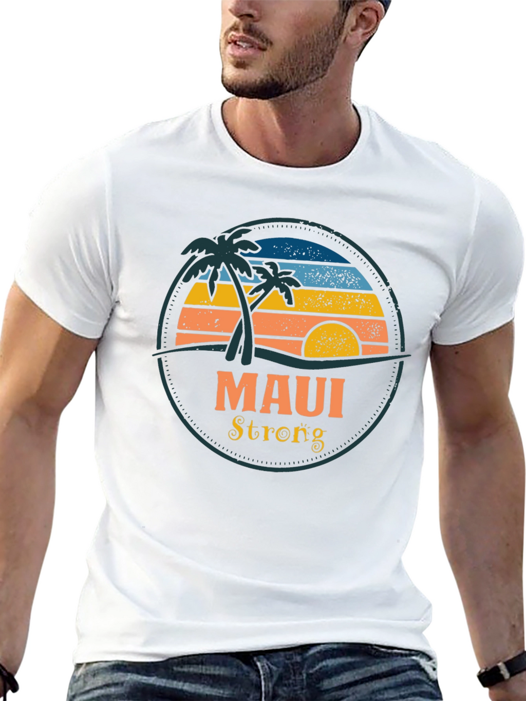 Maui Strong Graphic Tee - Island Vibes