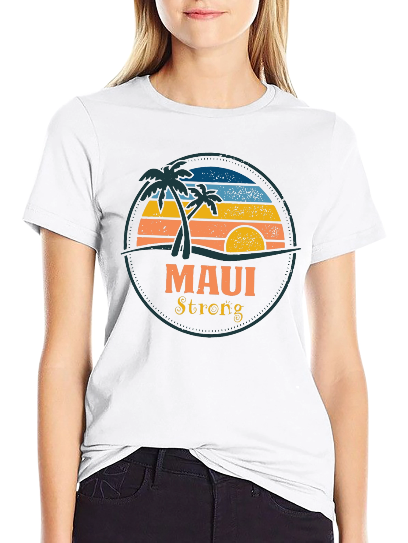 Maui Strong Graphic Tee - Island Vibes