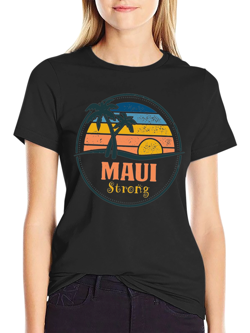 Maui Strong Graphic Tee - Island Vibes