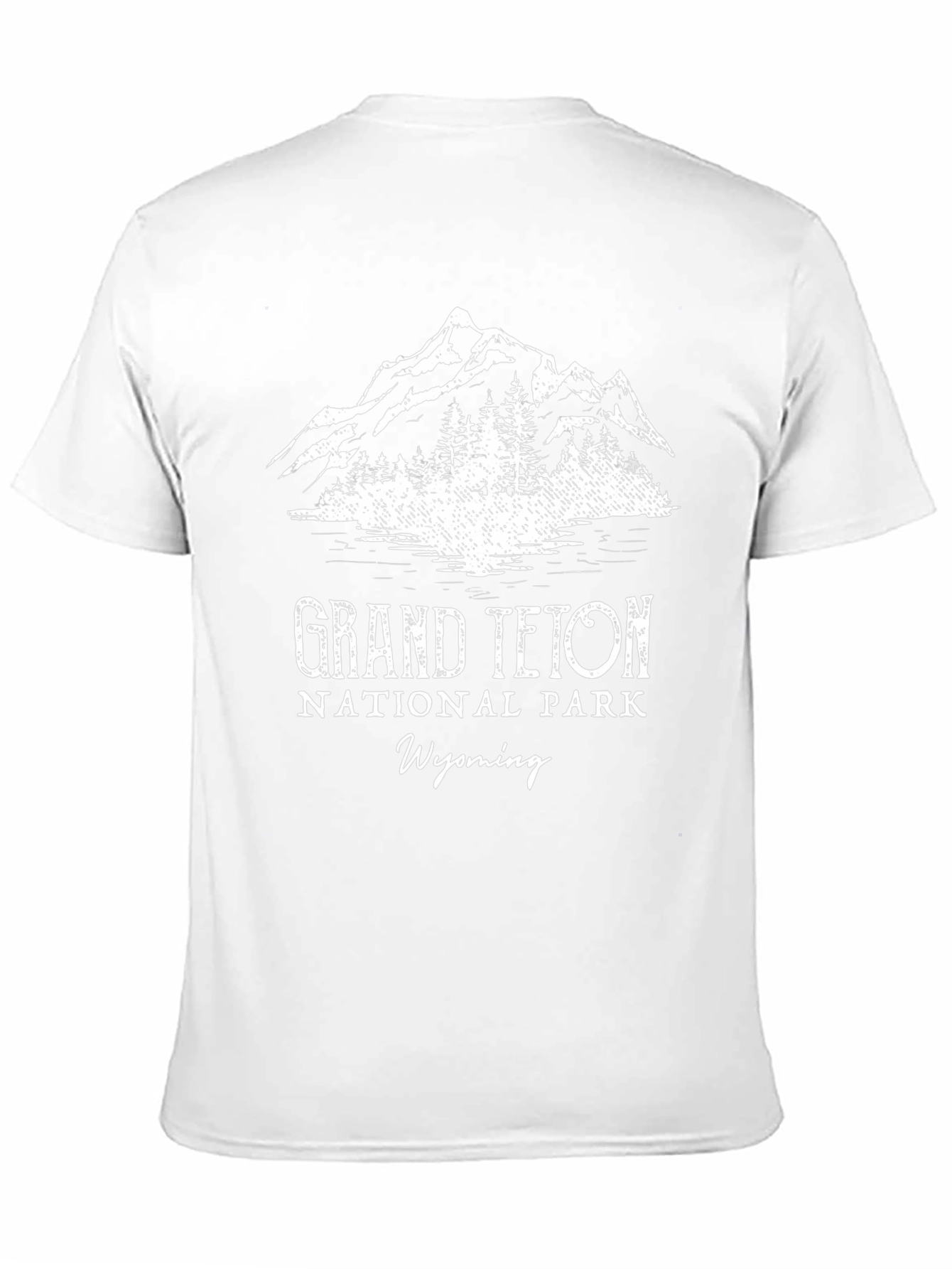 Grand Teton National Park Wyoming Black T-Shirt