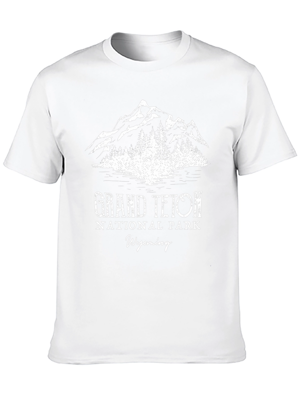 Grand Teton National Park Wyoming Black T-Shirt