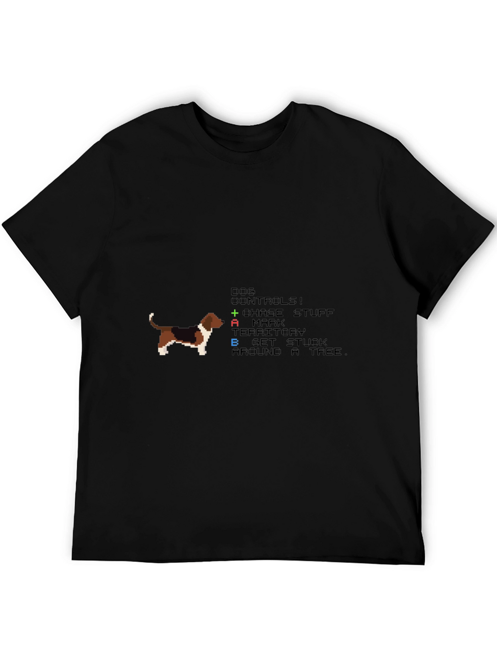 Retro Dog Controls T-Shirt - Gamer Apparel