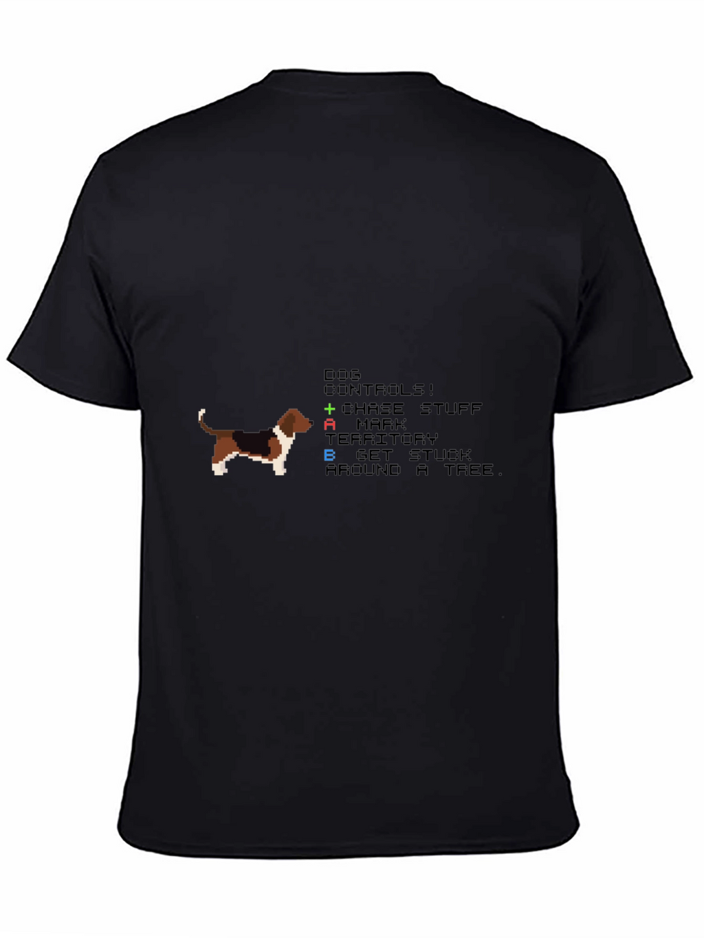 Retro Dog Controls T-Shirt - Gamer Apparel