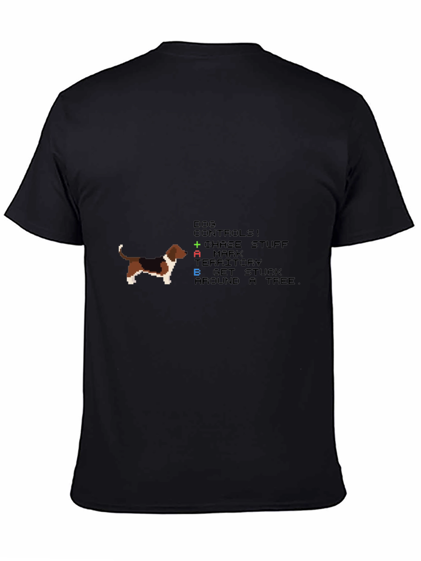 Retro Dog Controls T-Shirt - Gamer Apparel