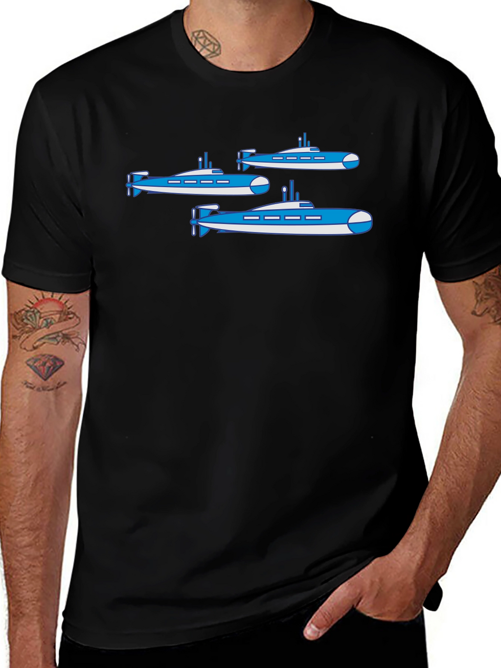 Submarine T-Shirt - Novelty Graphic Tee