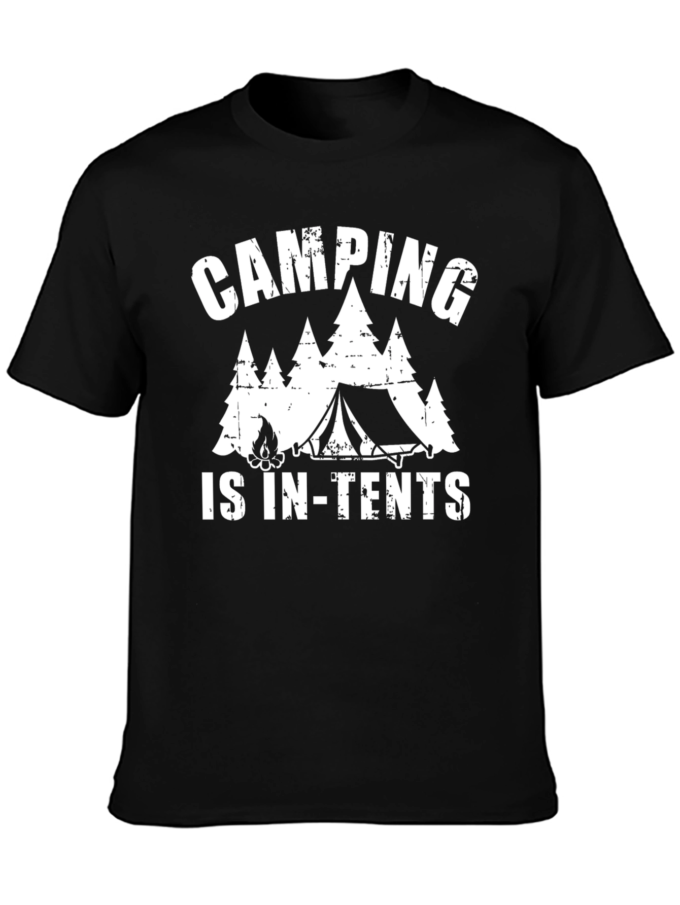 Camping Is In-Tents Graphic Tee