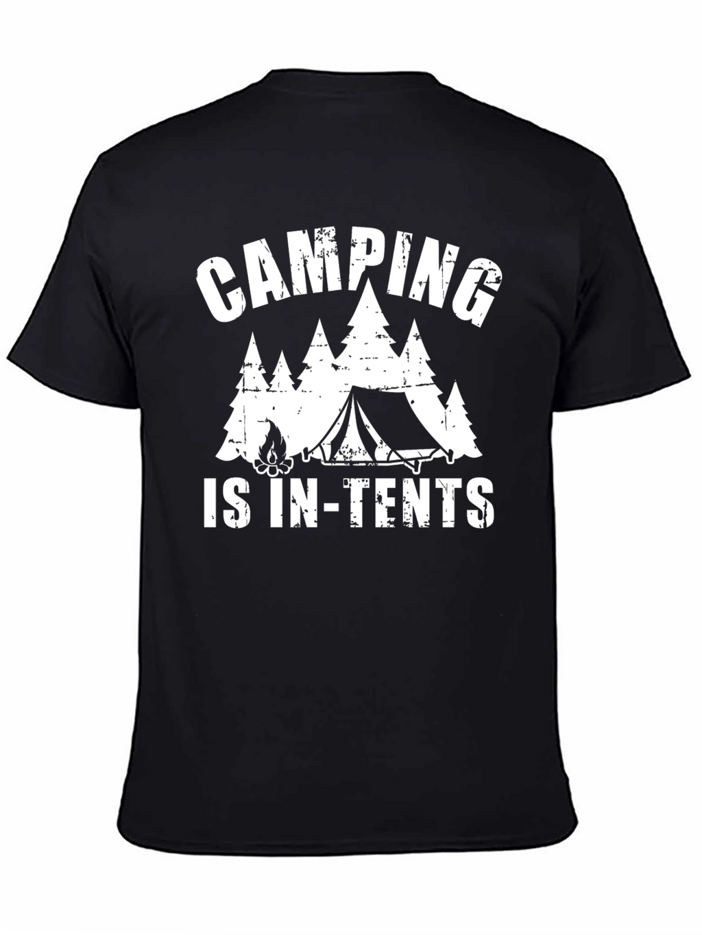 Camping Is In-Tents Graphic Tee