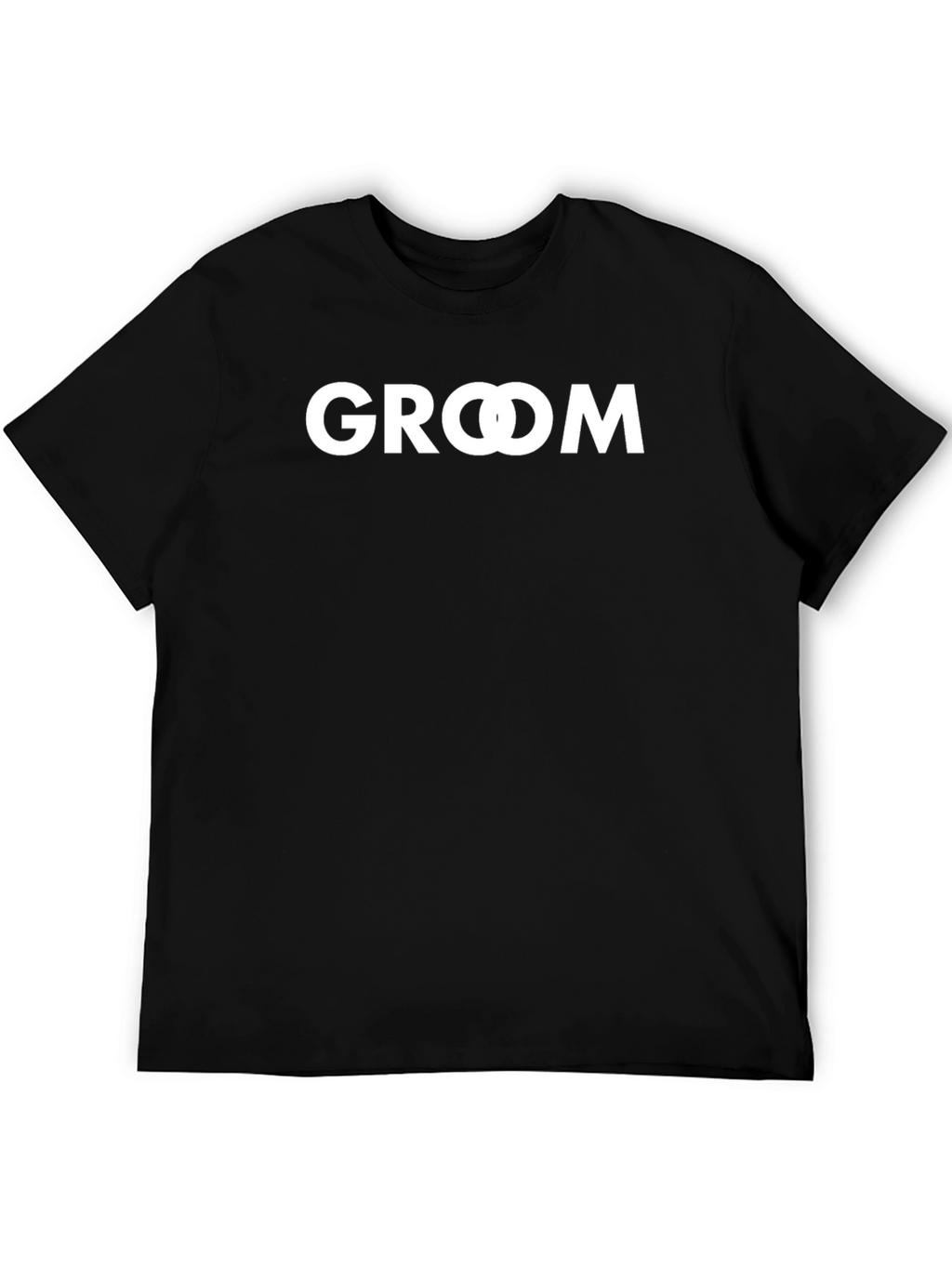 Groom Wedding T-Shirt - Black Cotton