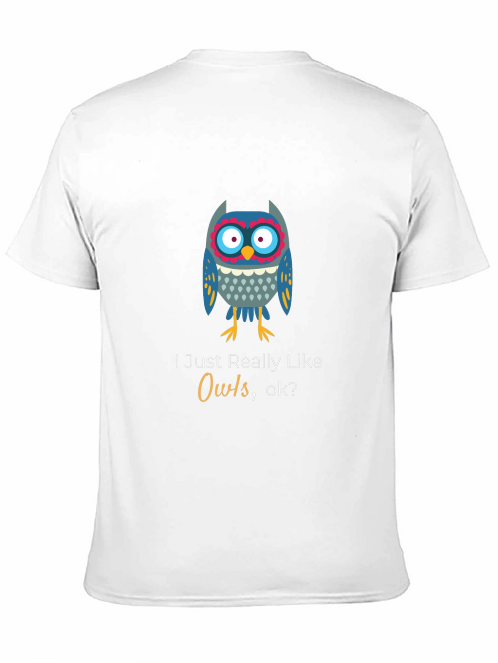 Owl Lover Black T-Shirt - Unisex Soft Cotton Tee