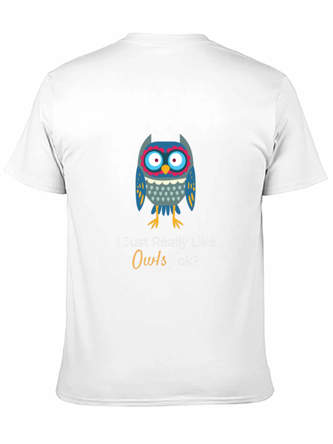 Owl Lover Black T-Shirt - Unisex Soft Cotton Tee