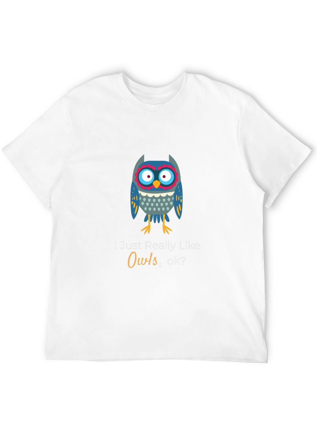 Owl Lover Black T-Shirt - Unisex Soft Cotton Tee