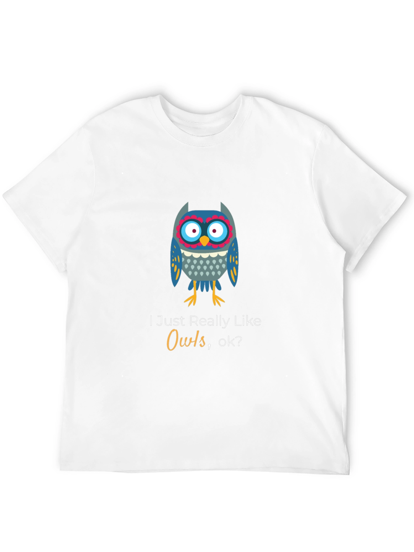 Owl Lover Black T-Shirt - Unisex Soft Cotton Tee