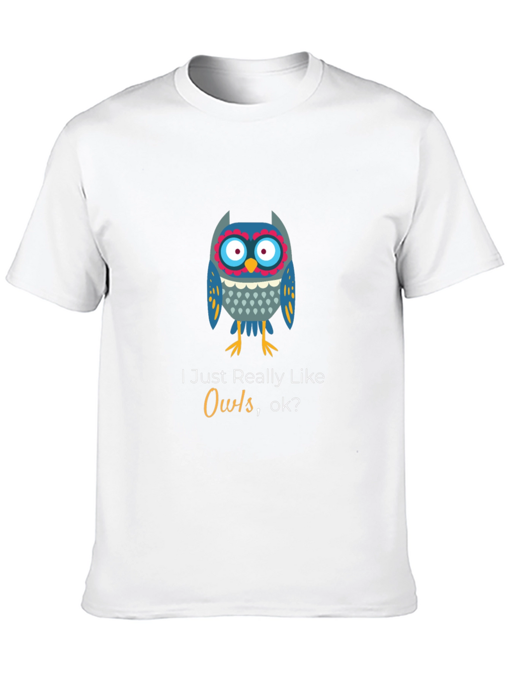 Owl Lover Black T-Shirt - Unisex Soft Cotton Tee