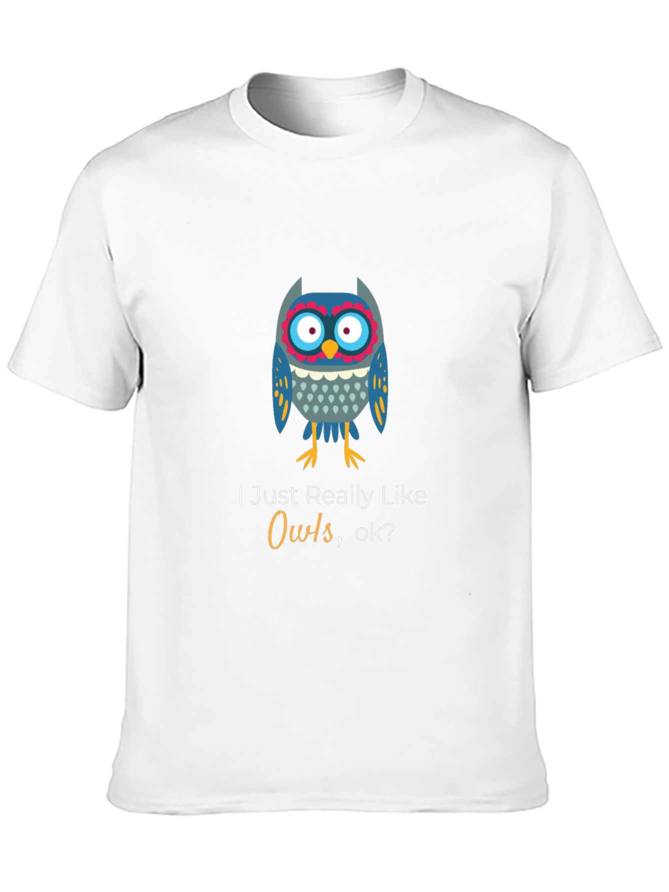 Owl Lover Black T-Shirt - Unisex Soft Cotton Tee