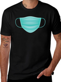 Mask Graphic T-Shirt - Stay Safe in Style