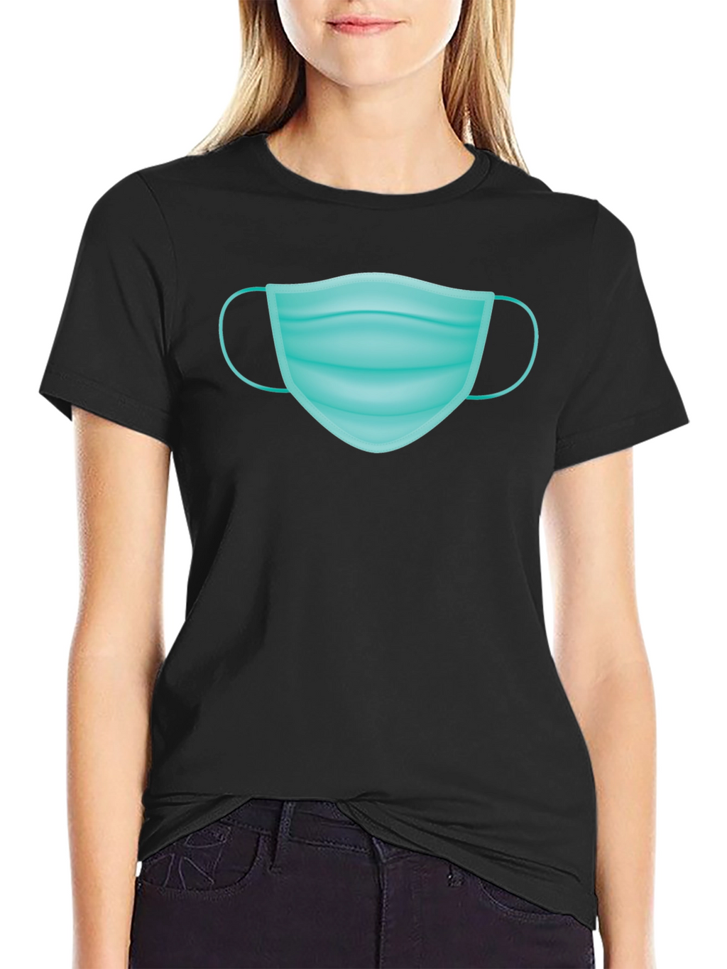 Mask Graphic T-Shirt - Stay Safe in Style