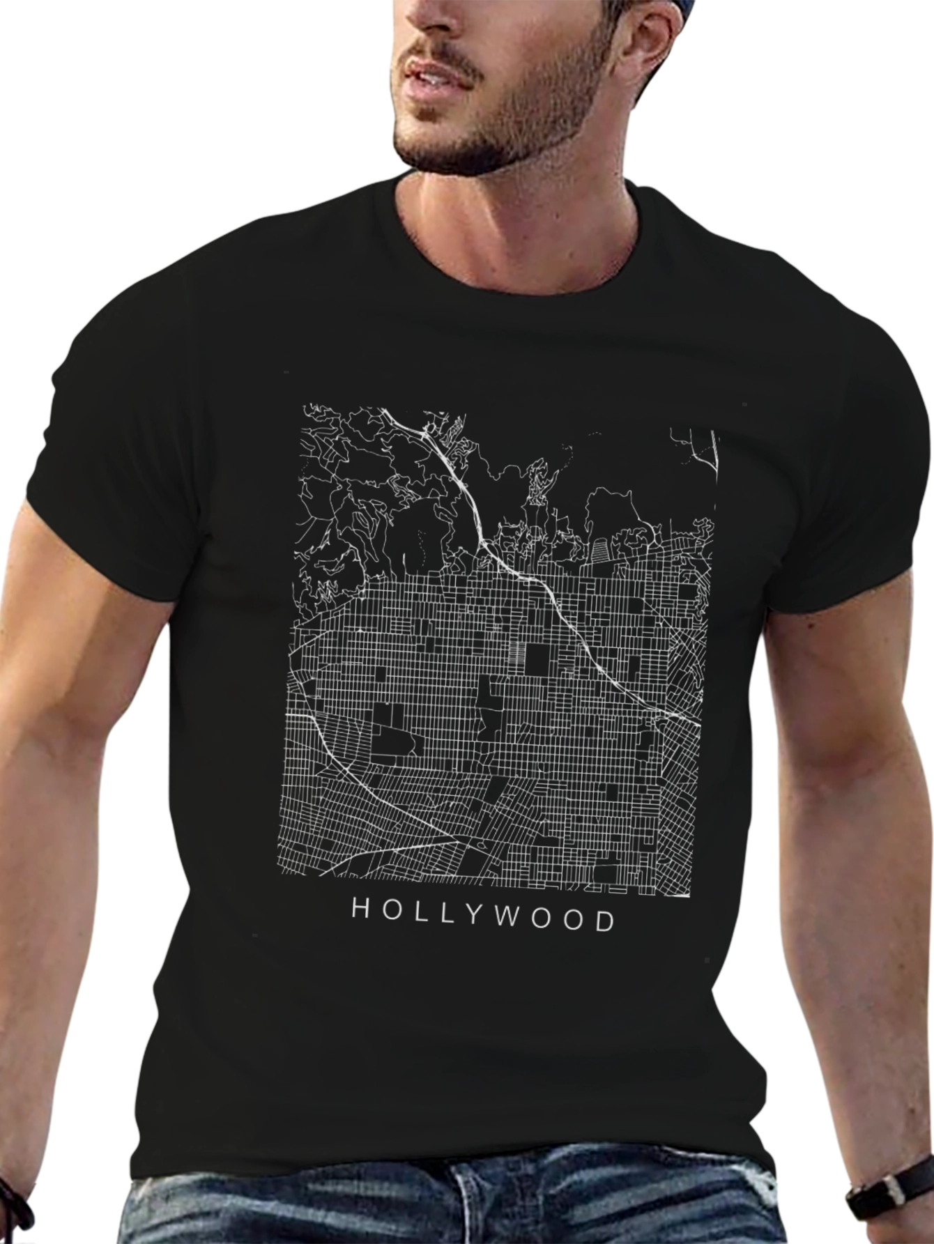 Hollywood Map T-Shirt