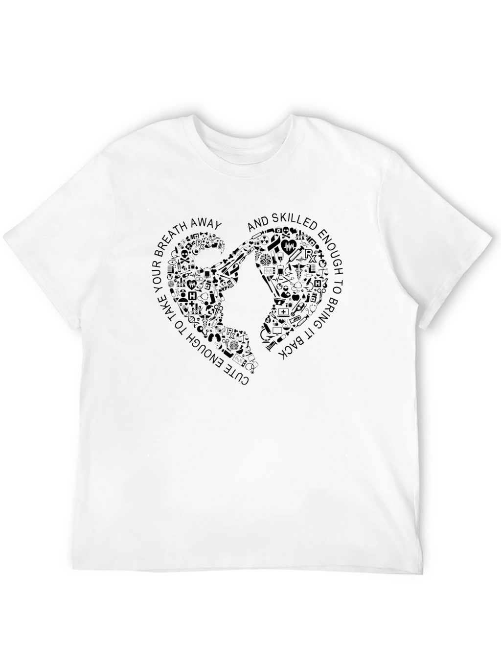 Nurse Heartbeat Graphic T-Shirt