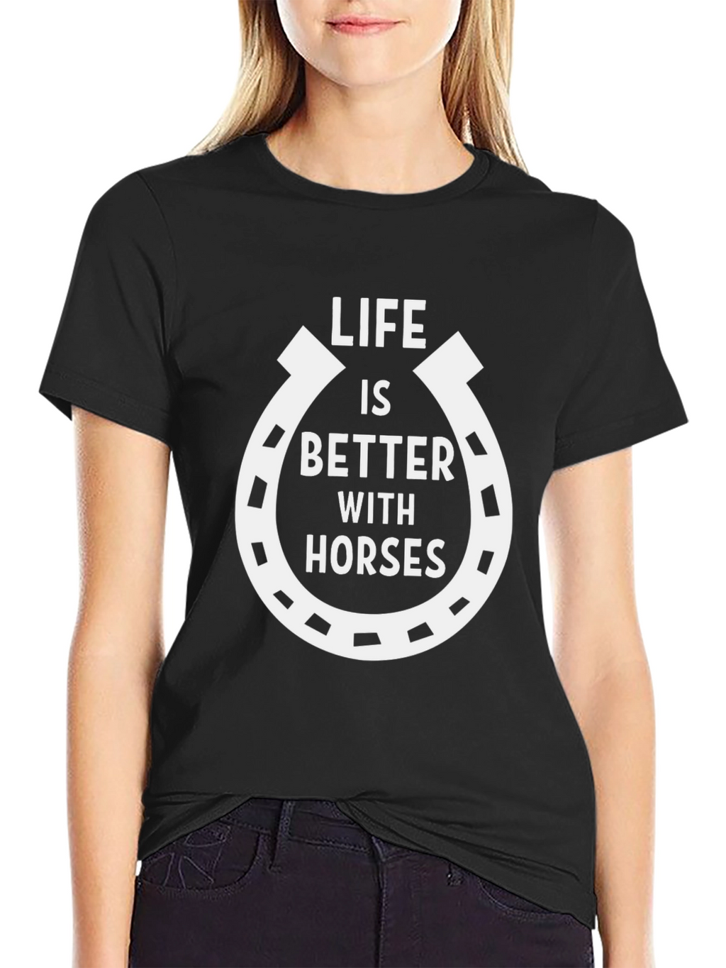Life is Better With Horses Graphic Tee