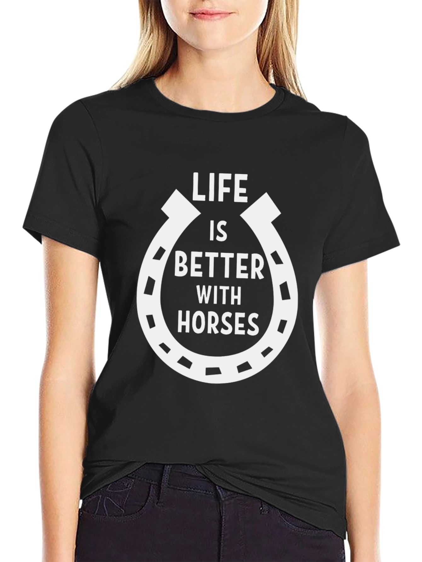 Life is Better With Horses Graphic Tee